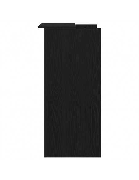 Banco Reception Nero 55x50x103,5 cm in Legno Multistrato