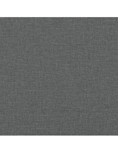 Divano Letto con Cuscini Grigio Scuro in Tessuto