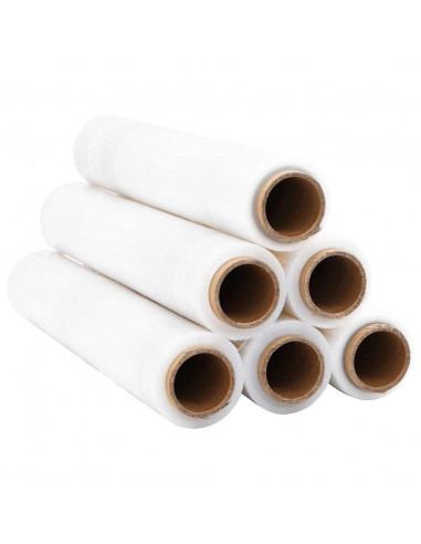 Film Estensibile 6 pz Trasparente 30 μm 50 cm x 300 m