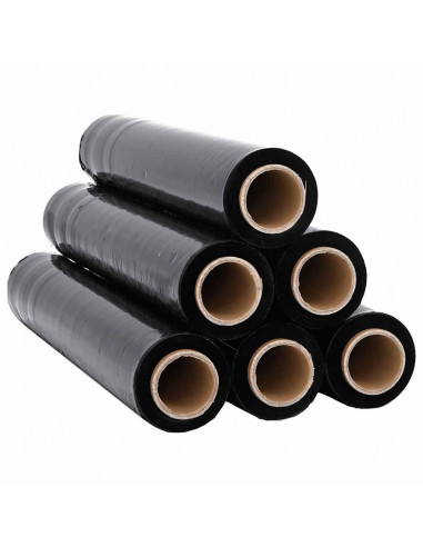 Film Estensibile 6 pz Nero 30 μm 50 cm x 150 m
