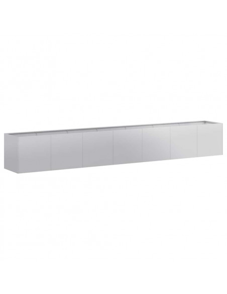 Fioriera 280x40x40 cm in Acciaio Zincato