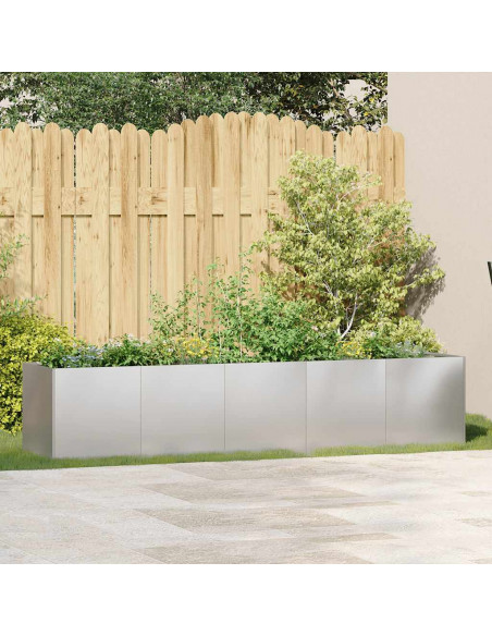 Fioriera 200x40x40 cm in Acciaio Inox
