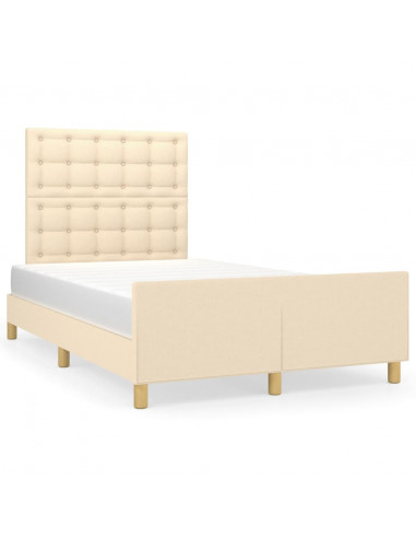 Giroletto senza Materasso Crema 120x190cm in Tessuto