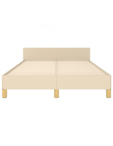 Giroletto con Testiera Crema 120x190 cm in Tessuto