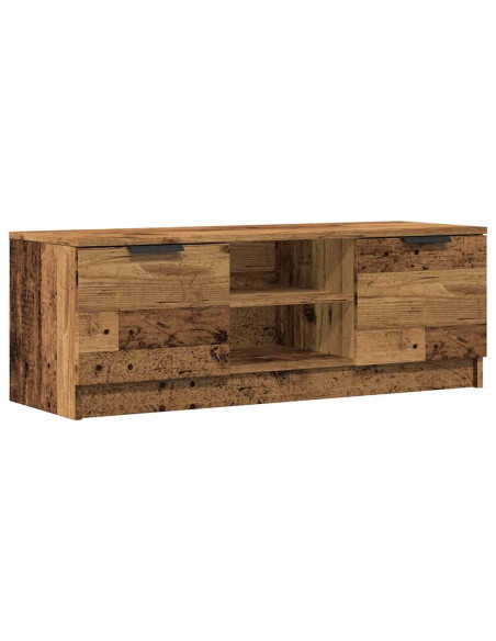 Mobile Porta TV Legno Vecchio 102x35x36,5 cm Legno Multistrato