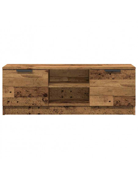 Mobile Porta TV Legno Vecchio 102x35x36,5 cm Legno Multistrato