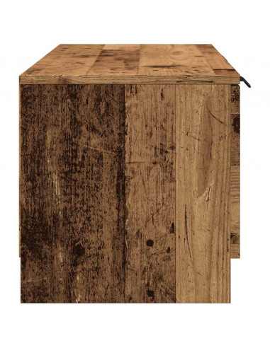 Mobile Porta TV Legno Vecchio 102x35x36,5 cm Legno Multistrato