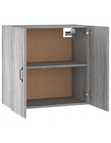 Mobile Pensile Grigio Sonoma 60x31x60 cm in Legno Multistrato