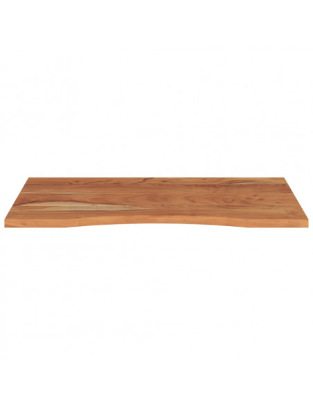 Piano Scrivania 80x60x2,5 cm Rettangolare Legno Massello Acacia