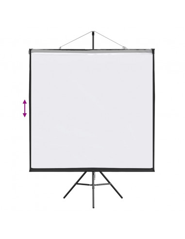 Schermo di Proiezione con Treppiede 72 Pollici 1:1