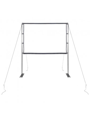 Schermo di Proiezione con Supporti 90 Pollici 4:3