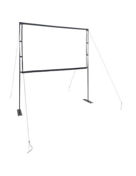 Schermo di Proiezione con Supporti 90 Pollici 16:9