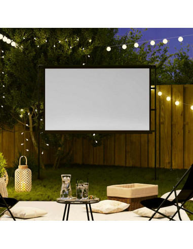 Schermo di Proiezione con Supporti 84 Pollici 16:9