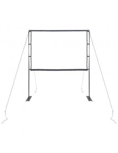 Schermo di Proiezione con Supporti 100 Pollici 4:3