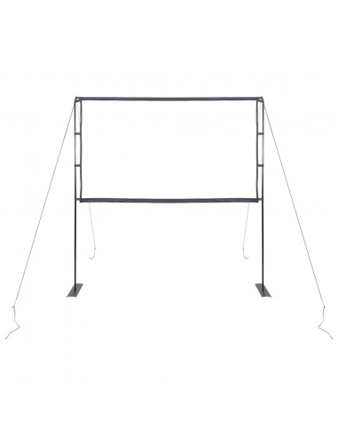 Schermo di Proiezione con Supporti 100 Pollici 16:9