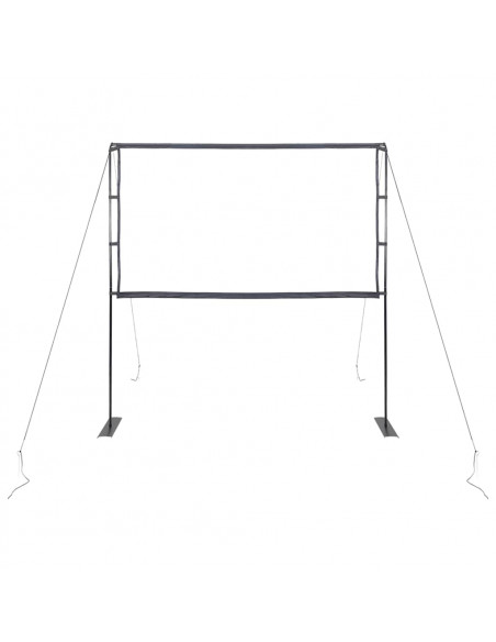 Schermo di Proiezione con Supporti 100 Pollici 16:9