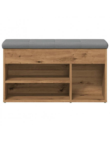 Scarpiera Rovere Artigianale 82x32x45,5 cm in Legno Multistrato