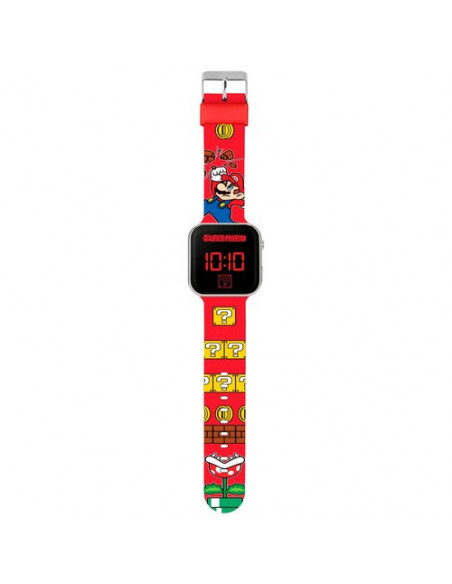 Orologio bimbo Ds Import GSM4107 SUPER MARIO Digital Led Rosso