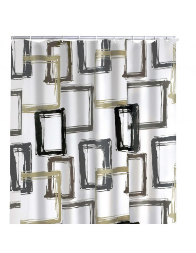 RIDDER Tenda da Doccia Pattern Brown 180x200 cm