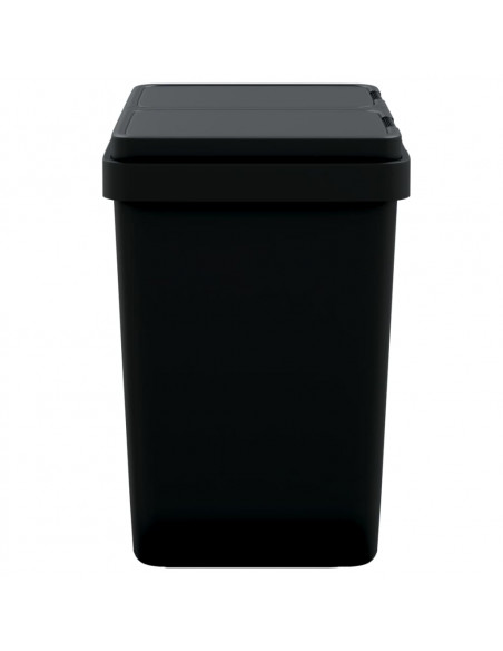 Cestino Doppio Antracite 2x25 L