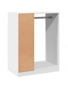 Armadio Bianco 77x48x102 cm in Legno Multistrato