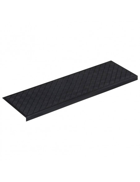 Tappetino per Scale 5 pz 25x75 cm in Gomma