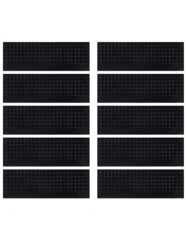 Tappetino per Scale 10 pz 25x75 cm in Gomma