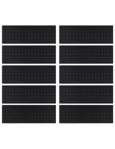 Tappetino per Scale 10 pz 25x75 cm in Gomma