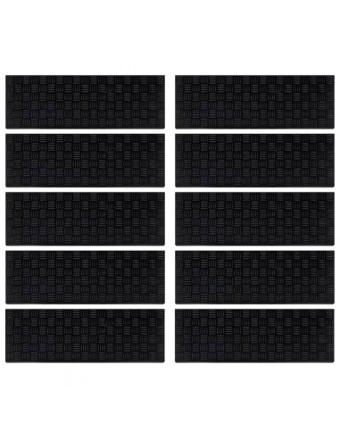 Tappetino per Scale 10 pz 25x75 cm in Gomma