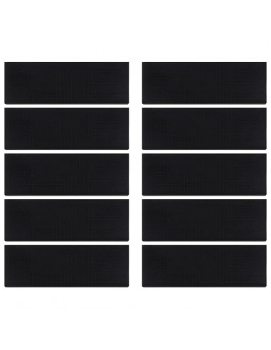 Tappetino per Scale 10 pz 25x75 cm in Gomma