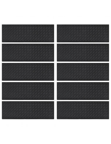 Tappetino per Scale 10 pz 25x75 cm in Gomma