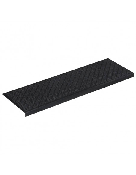Tappetino per Scale 10 pz 25x75 cm in Gomma