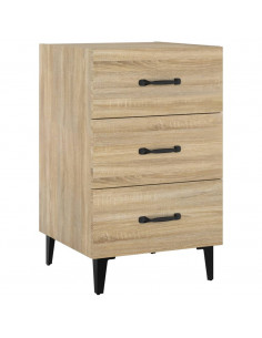 Comodino Rovere Sonoma 40x40x66 cm in Legno Multistrato