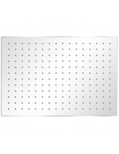 Soffione per Doccia a Pioggia 2pz Acciaio Inossidabile 30x40cm