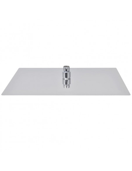 Soffione per Doccia a Pioggia 2pz Acciaio Inossidabile 30x40cm