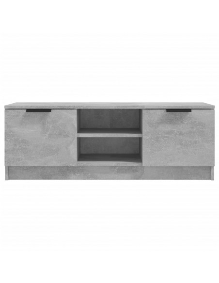 Mobile Porta TV Grigio Cemento 102x35x36,5 cm Legno Multistrato