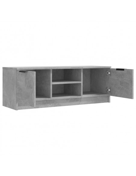 Mobile Porta TV Grigio Cemento 102x35x36,5 cm Legno Multistrato