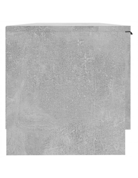 Mobile Porta TV Grigio Cemento 102x35x36,5 cm Legno Multistrato