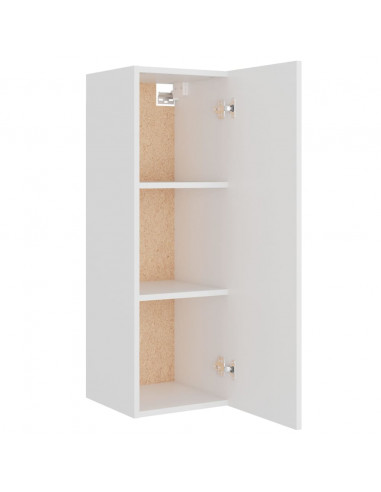 Set di Mobili Porta TV 4 pz Bianco in Legno Multistrato