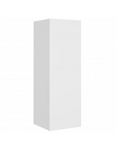 Set di Mobili Porta TV 5 pz Bianco in Legno Multistrato