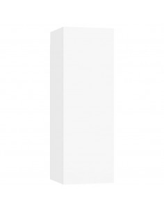 Set Mobili Porta TV 10 pz Bianco in Legno Multistrato 2