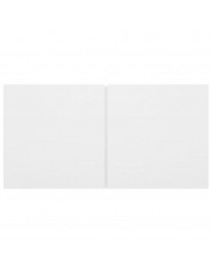 Set Mobili Porta TV 10 pz Bianco in Legno Multistrato