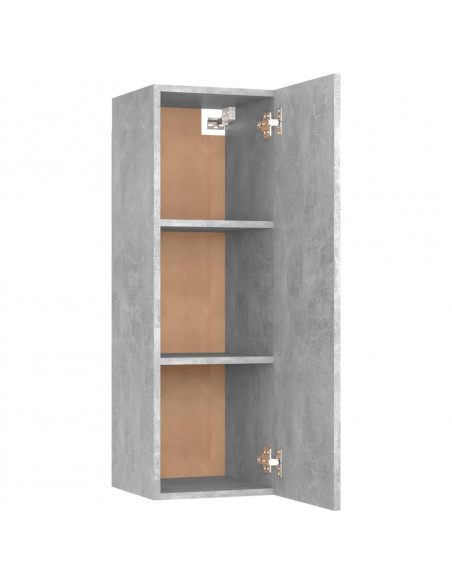 Set di Mobili Porta TV 8 pz Grigio Cemento in Legno Multistrato