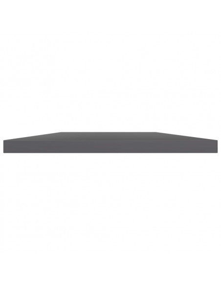 Ripiani per Libreria 8pz Grigio Lucido 40x30x1,5cm Multistrato