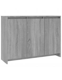 Credenza Grigio Sonoma 102x33x75 cm in Truciolato