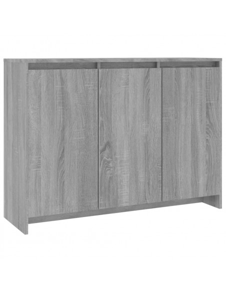 Credenza Grigio Sonoma 102x33x75 cm in Truciolato