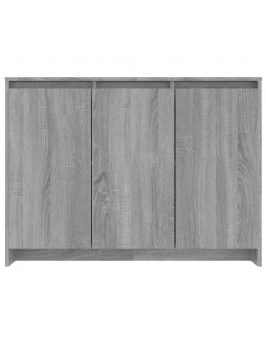 Credenza Grigio Sonoma 102x33x75 cm in Truciolato