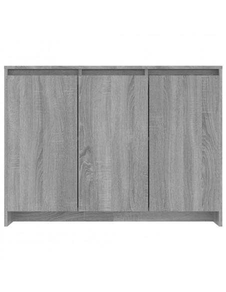 Credenza Grigio Sonoma 102x33x75 cm in Truciolato