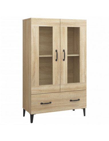 Credenza Rovere Sonoma 70x31x115 cm in Legno Multistrato