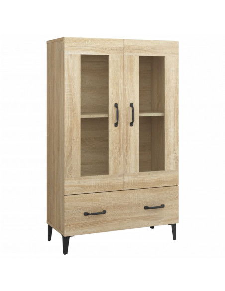 Credenza Rovere Sonoma 70x31x115 cm in Legno Multistrato